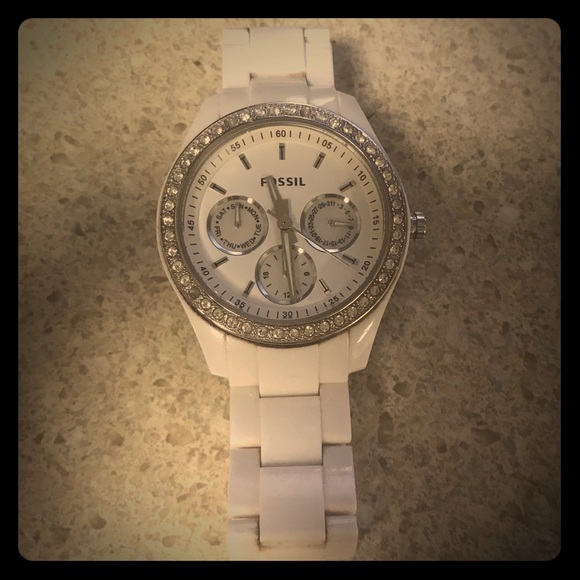Fossil Accessories - White fossil watch